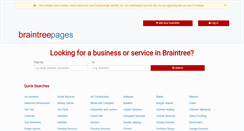Desktop Screenshot of braintreepages.co.uk